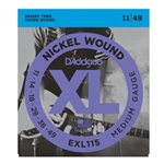 Daddario   EXL115  Jazz/Blues, Nickel Wound ,Electric Guitar Strings 11-49