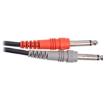 Hosa   CPP203  Unbalanced Dual 1/4" Cable 9'