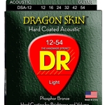 DSA12  Dragon Skin Acoustic Strings, Coated Light 12-54