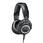Audiotechnica   ATH-M50X  Closed-back dynamic monitor headphones.