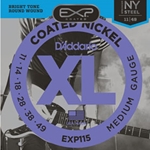 Daddario   EXP115  Coated Nickel Wound, Medium/Blues/Jazz, 11-49