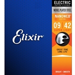 Elixir   12002  Super Light Electric Nickel, Nanoweb Strings