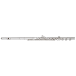 Amadeus   AF680BO  Open Hole Flute with Haynes Amedeus Sterling Silver Headjoint, Silver Plated Body