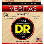 Dr   VTA12  Veritas 12-54 Light Acoustic Strings w/ ACT