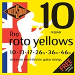 Rotosound   R10  Roto Yellows 10-46 Electric Guitar Strings