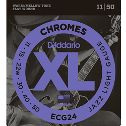 Daddario   ECG24  Jazz Lite Chromes