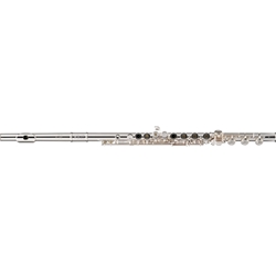 PS601BOF  Powell Sonare Open Hole B foot Off Set G Silver Flute w/ Powell Signature H & B w/ Pointed Arms