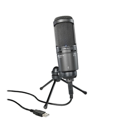 Audiotechnica   AT2020USB+  Cardioid Condenser Side Address USB Microhone