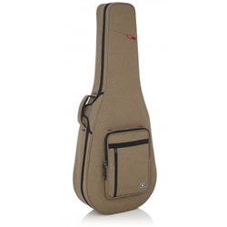 Gator   GTR-DREAD12-TAN  Transit Ridged Acoustic Guitar Bag Tan