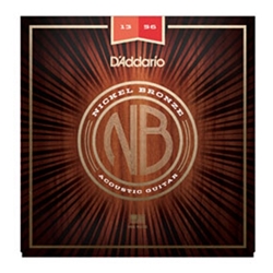 Daddario   NB1356  Nickle Bronze Medium 13-56, Acoustic Strings