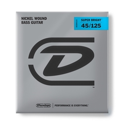 Dunlop   DBSBN45125  Super Bright 5-String Bass, 45-125