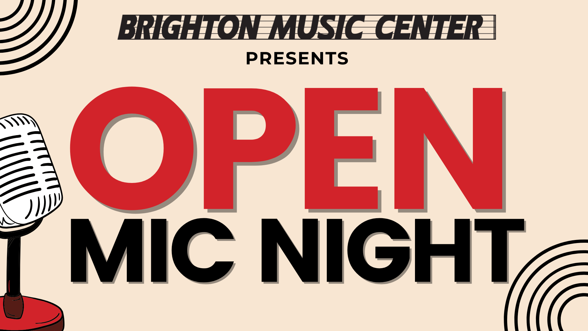 May Open Mic Night